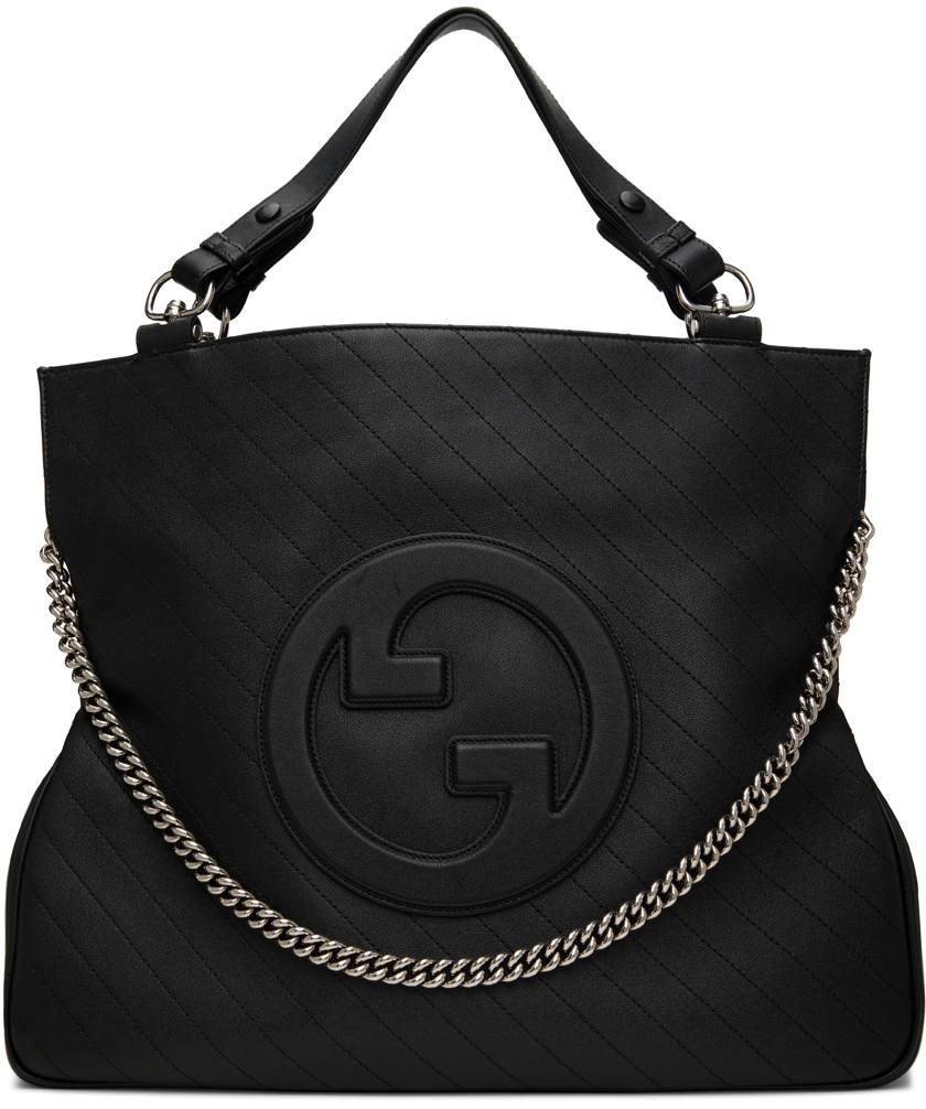 Черная сумка-тоут Blondie среднего размера Gucci
