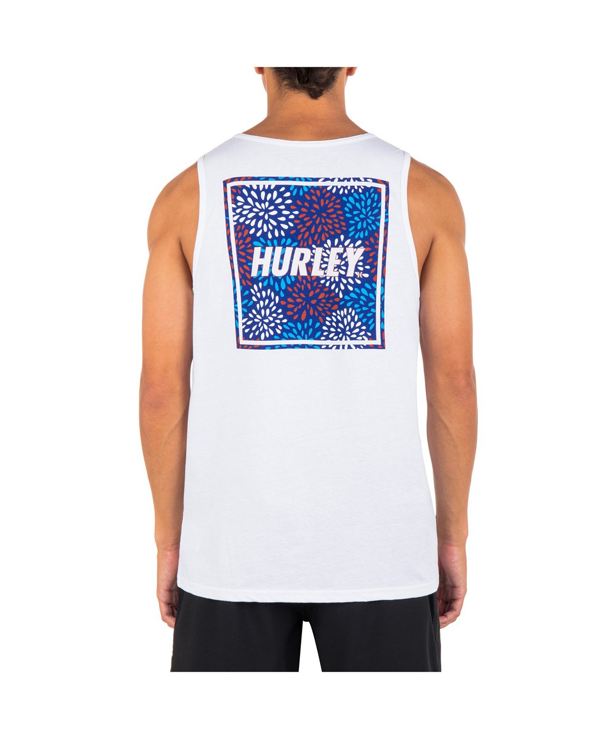 Мужская майка с рисунком Four Corners на каждый день Hurley футболка hurley four corners short sleeve tee оливковый