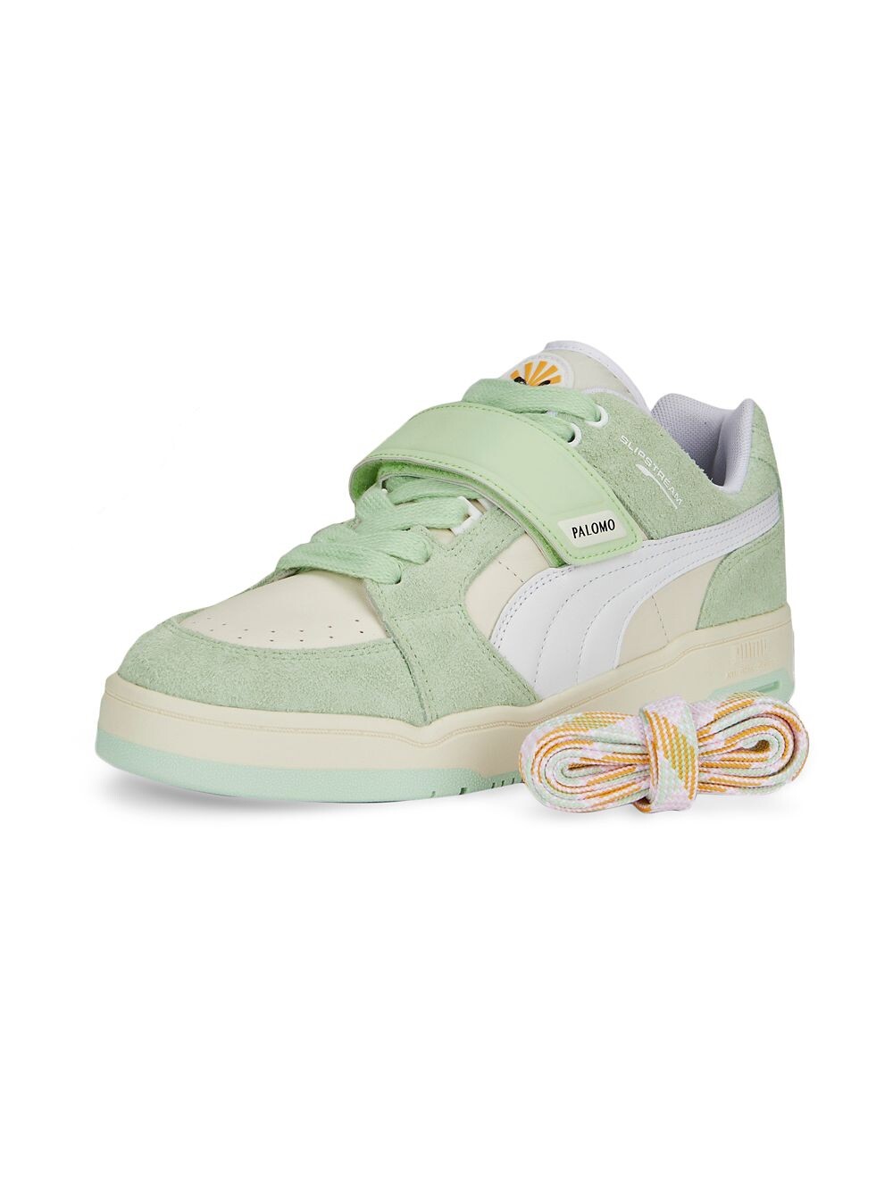

Кожаные и замшевые кроссовки Slipstream Lo Palomo Puma, мятный