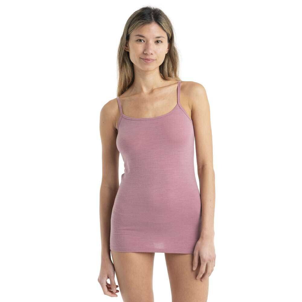 

Базовый слой без рукавов Icebreaker Siren Cami Merino, розовый