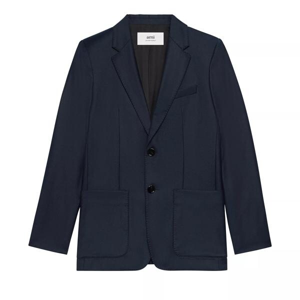 

Куртка two buttons sakko 430 night blue Ami Paris, синий