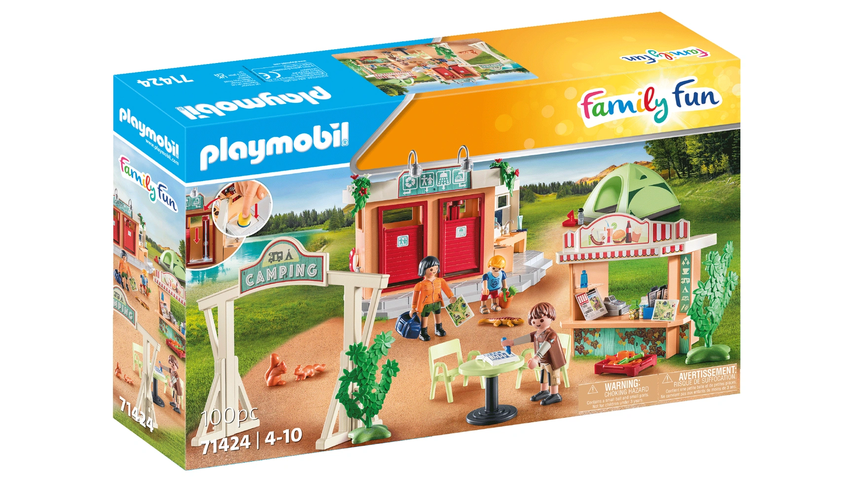 Семейный отдых кемпинг Playmobil