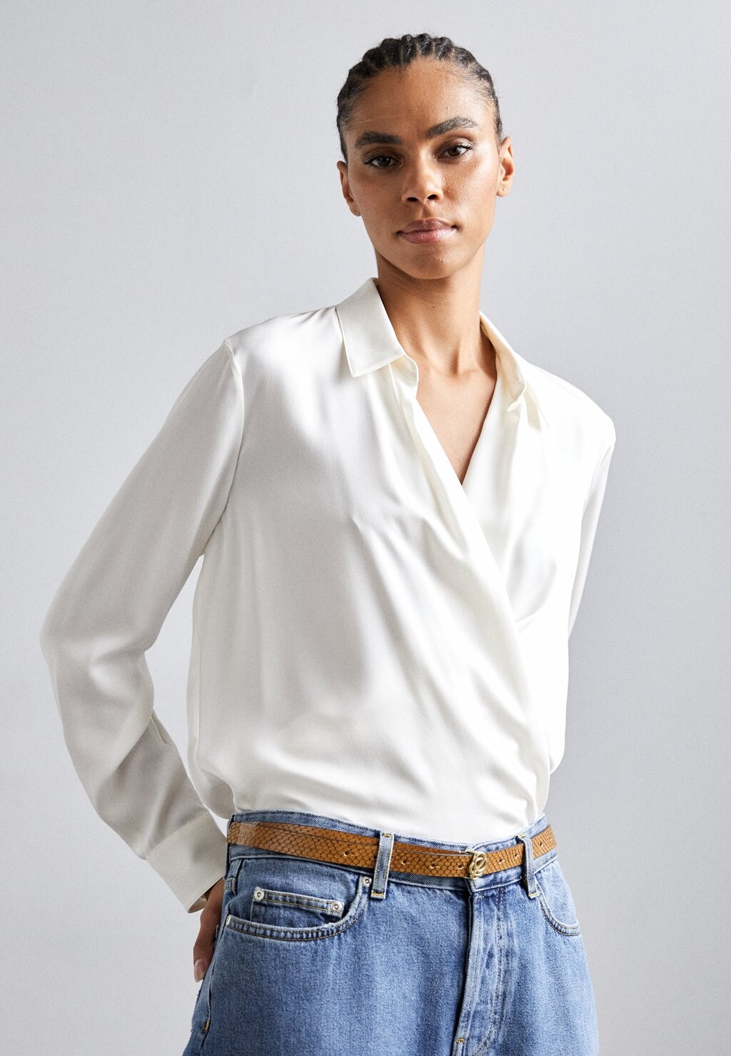

Ремень Ouma By Malene Birger, цвет tobacco brown