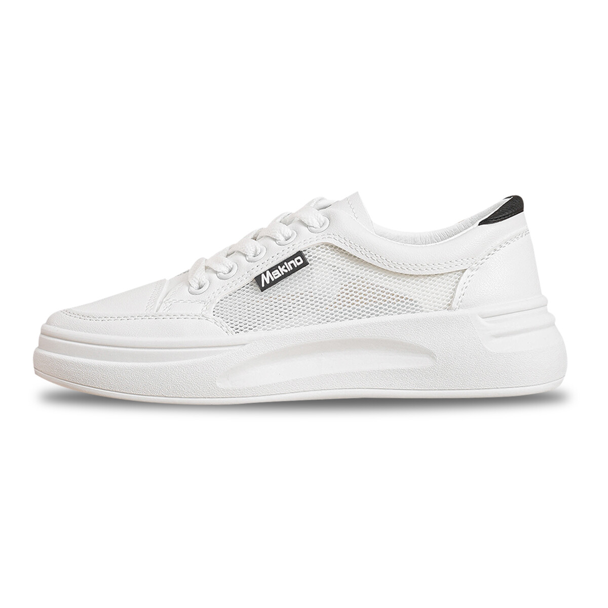 

Кроссовки для образа жизни Женские низкие Makino, цвет White Blue (Slightly Smaller Half Size)