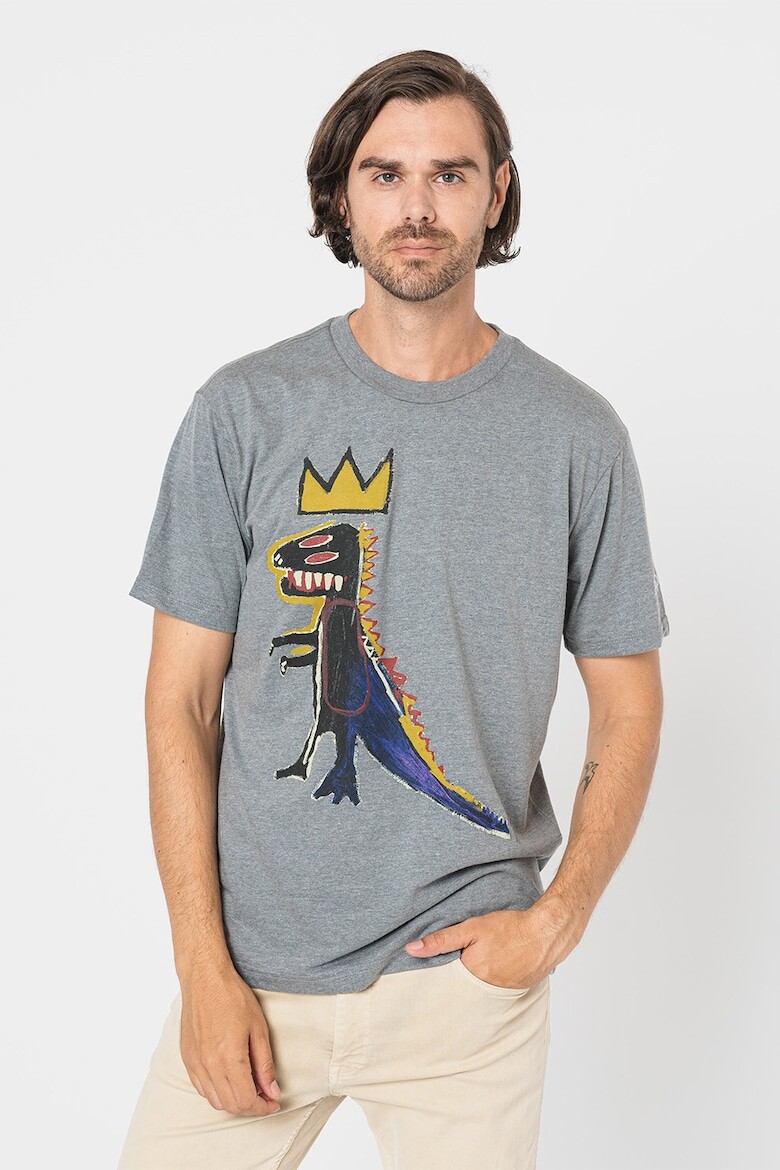 

Футболка с принтом Basquiat Gap, серый
