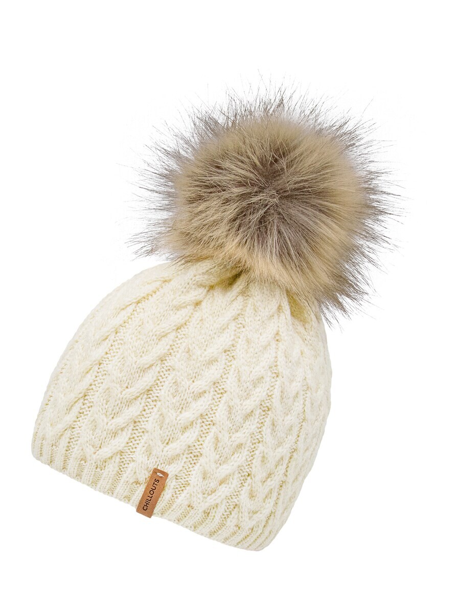 

Шапка chillouts Beanie Tabea, цвет Cream/mottled beige