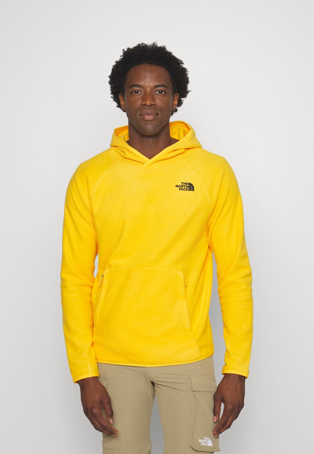 

Флисовая толстовка GLACIER HOODIE The North Face, саммит золотого цвета, Желтый