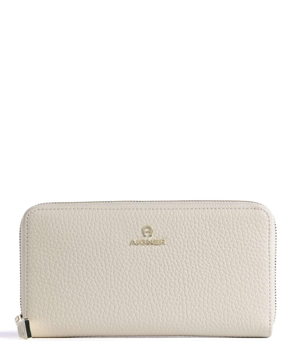

RFID-кошелек Ivy из зернистой яловой кожи Aigner, белый