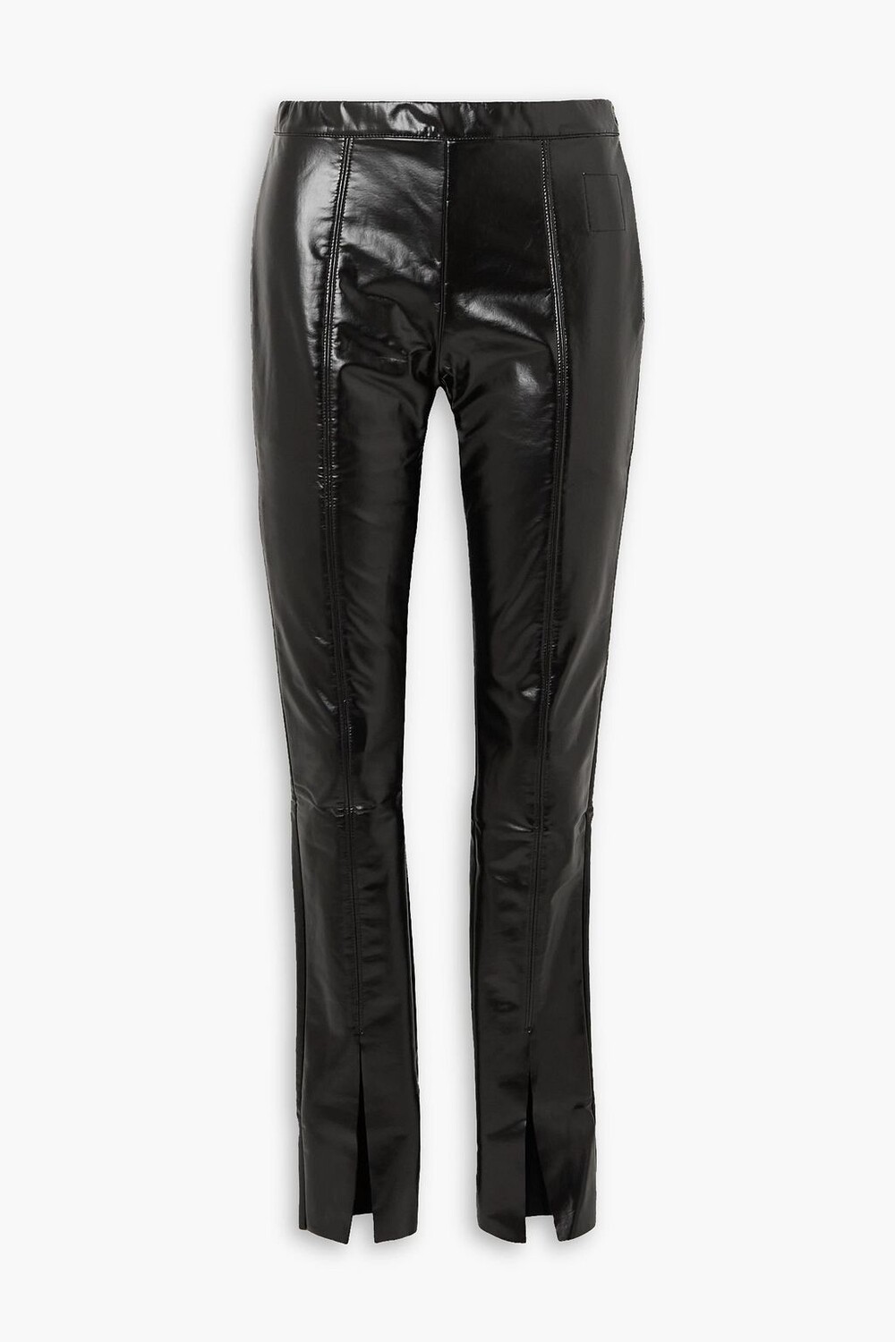 

Узкие брюки из смесового хлопка с покрытием DRKSHDW BY RICK OWENS, черный