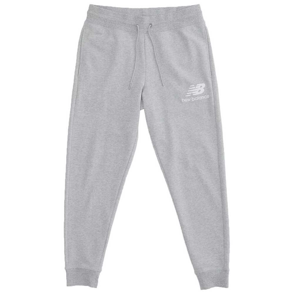 

Брюки New Balance Essentials Stacked Logo, серый