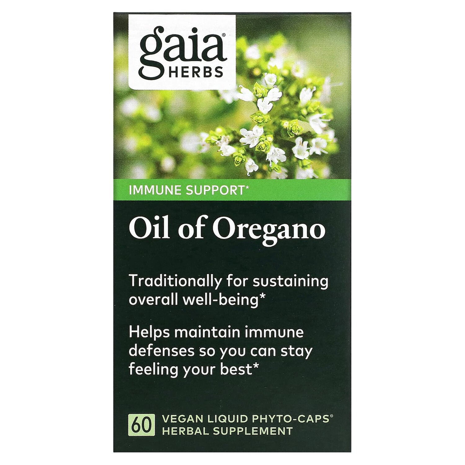 

Масло орегано, 60 веганских капсул с жидкостью Phyto-Caps, Gaia Herbs