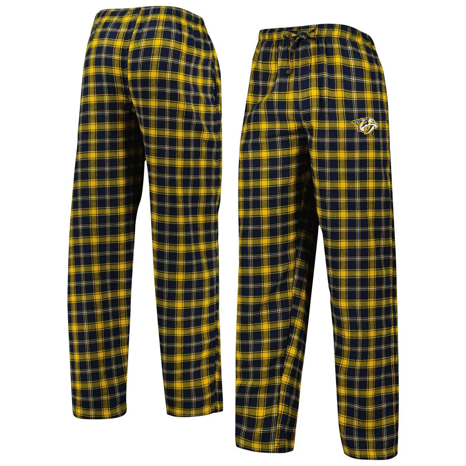 

Мужские фланелевые брюки Concepts Sport Navy/Gold Nashville Predators Ledger