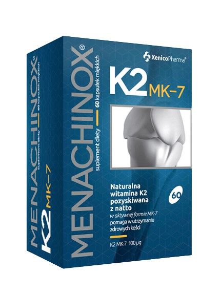 Витамин К2 в капсулах Menachinox K2, 60 шт solaray витамин k2 менахинон 7 50 мкг 60 вегетарианских капсул