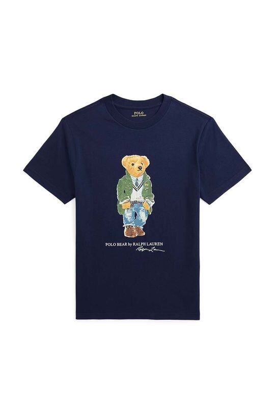 

Polo Ralph Lauren Детская хлопковая футболка, военно-морской