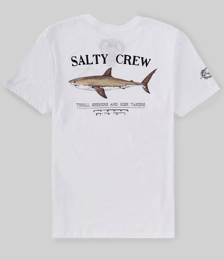 

Футболка Salty Crew с короткими рукавами «Брюс», белый