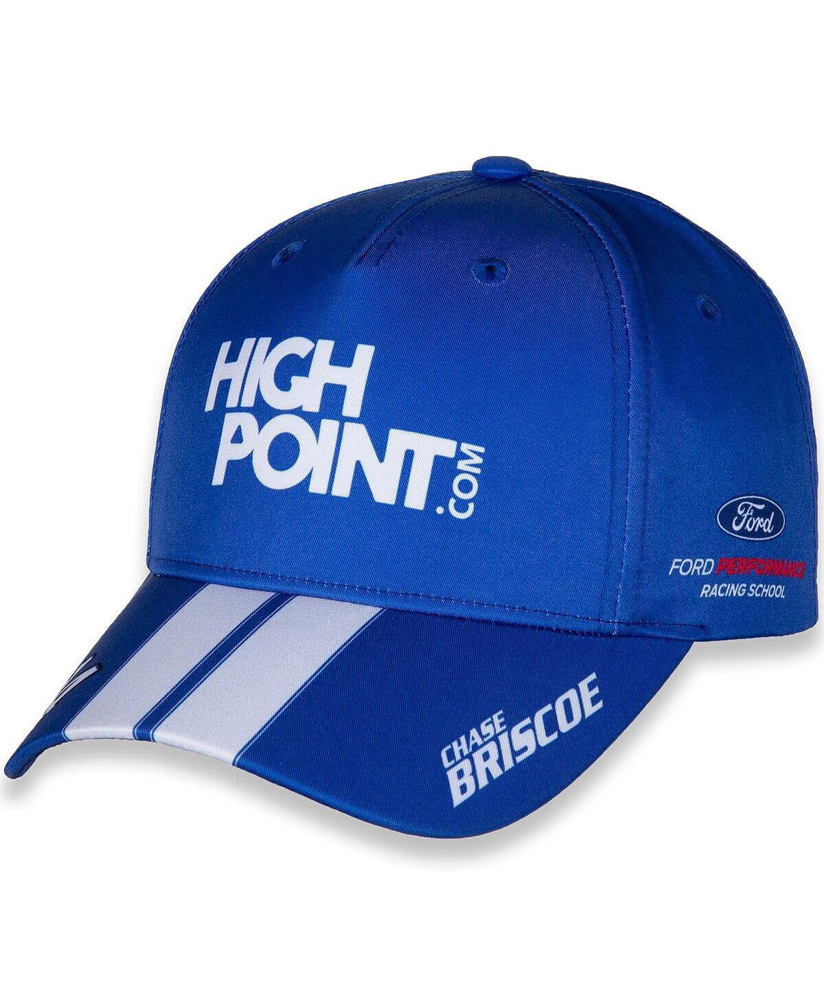 

Мужская регулируемая кепка Royal, белая Chase Briscoe Highpoint.com Stewart-Haas Racing Team Collection