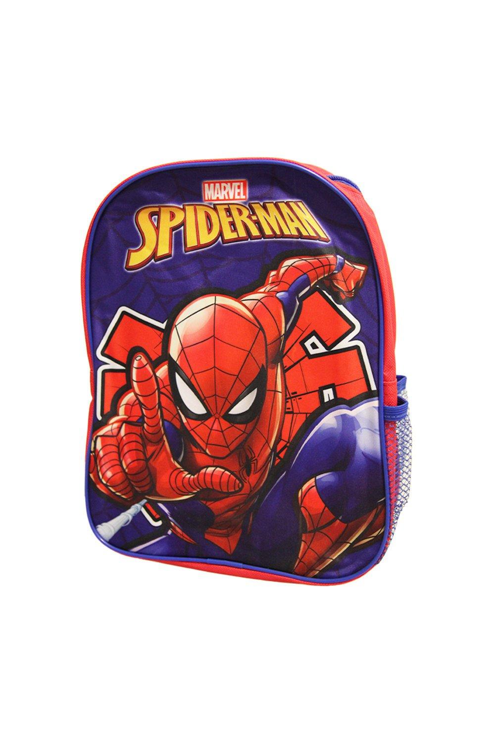 Рюкзак с персонажем Spider-Man, красный рюкзак красный веном карнаж spider man оранжевый 6