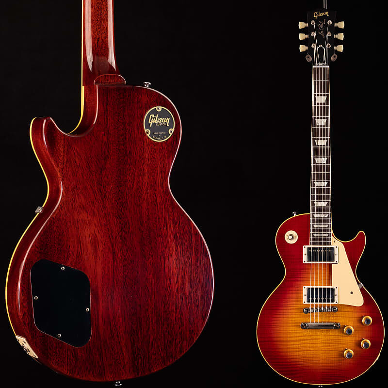 Электрогитара Gibson Custom Shop 1960 Les Paul Standard Murphy Lab Ultra Light Aged Wide Tomato Burst 194 цена и фото