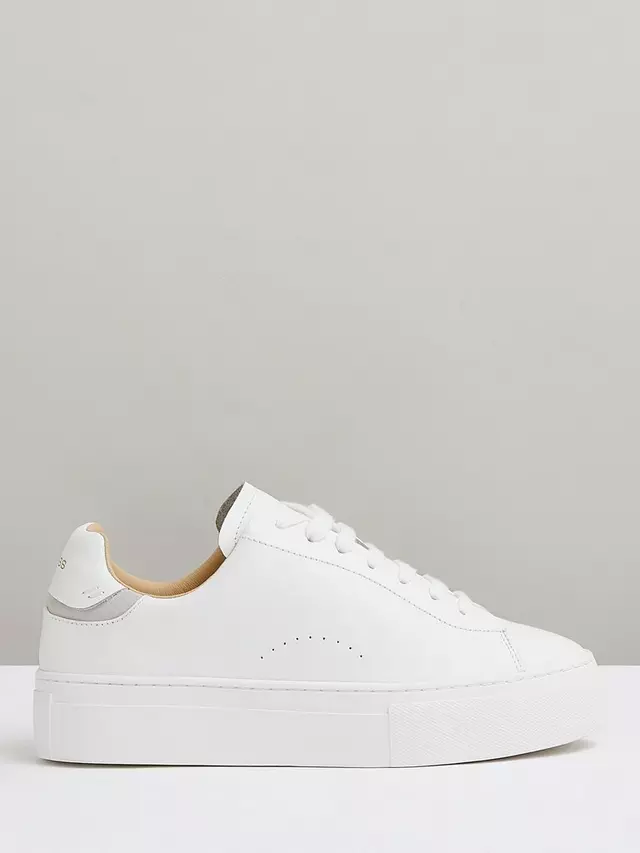

Кроссовки Reiss Francesca Leather Chunky, белый