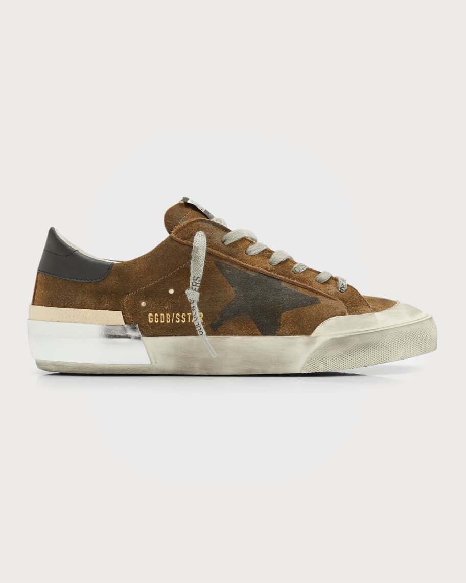 

Мужские замшевые низкие кеды Superstar Golden Goose