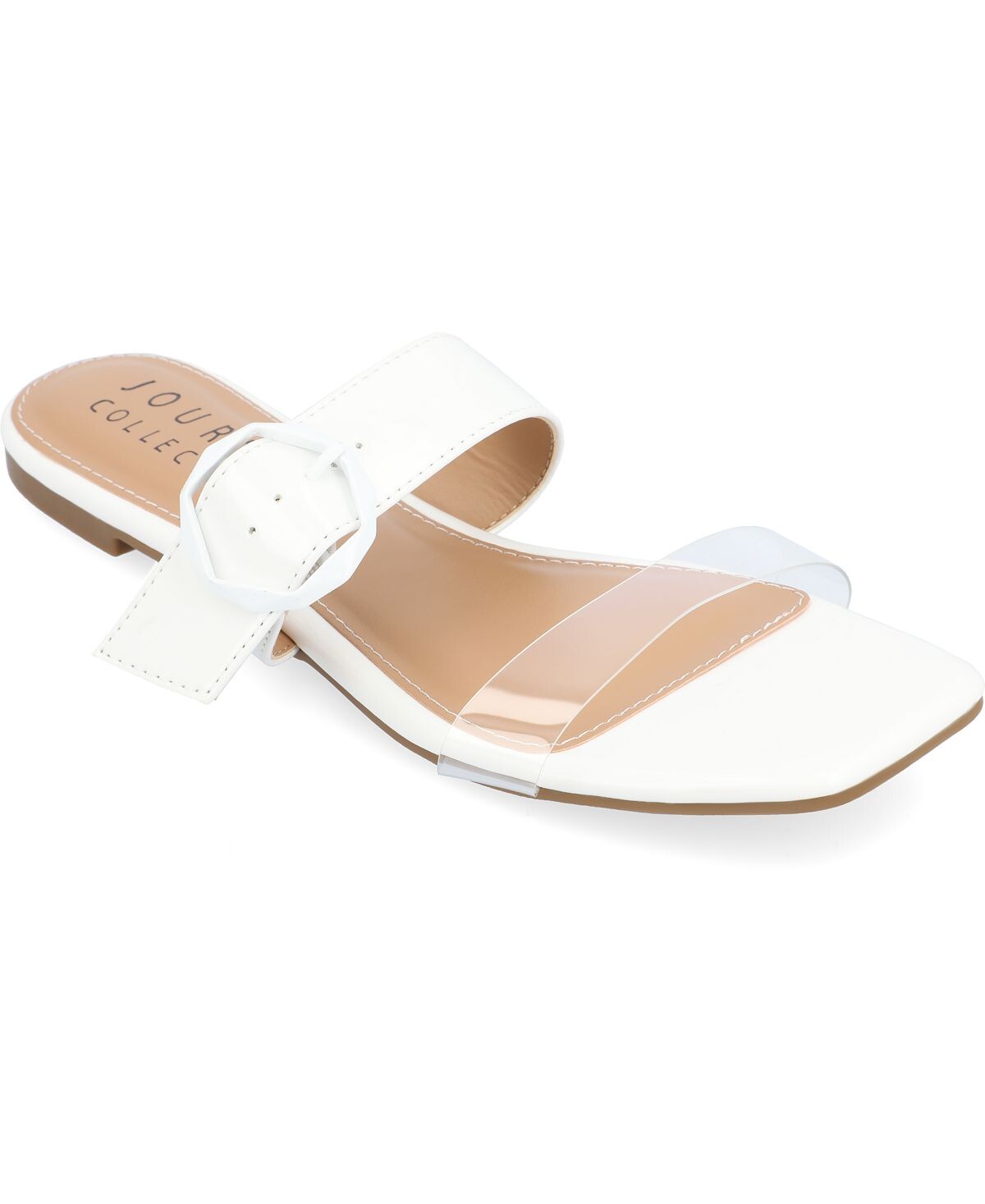 

Женские сандалии Jeysha Lucite Journee Collection, белый