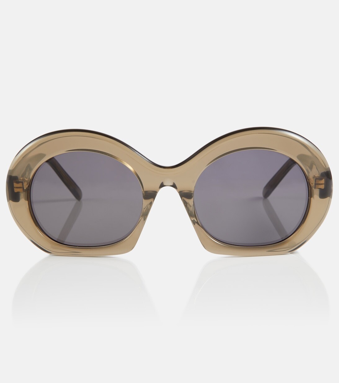 

Круглые солнцезащитные очки Loewe, зеленый