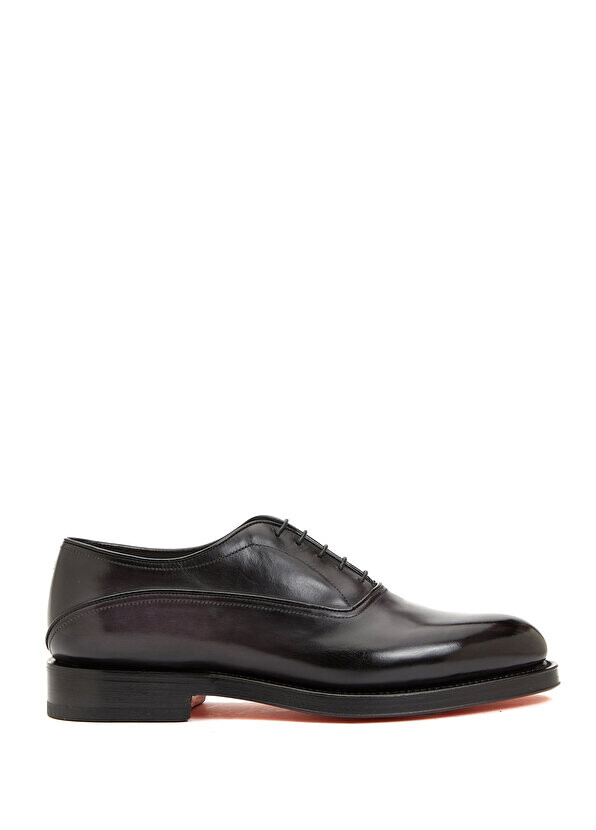 

Черная мужская кожаная обувь Santoni