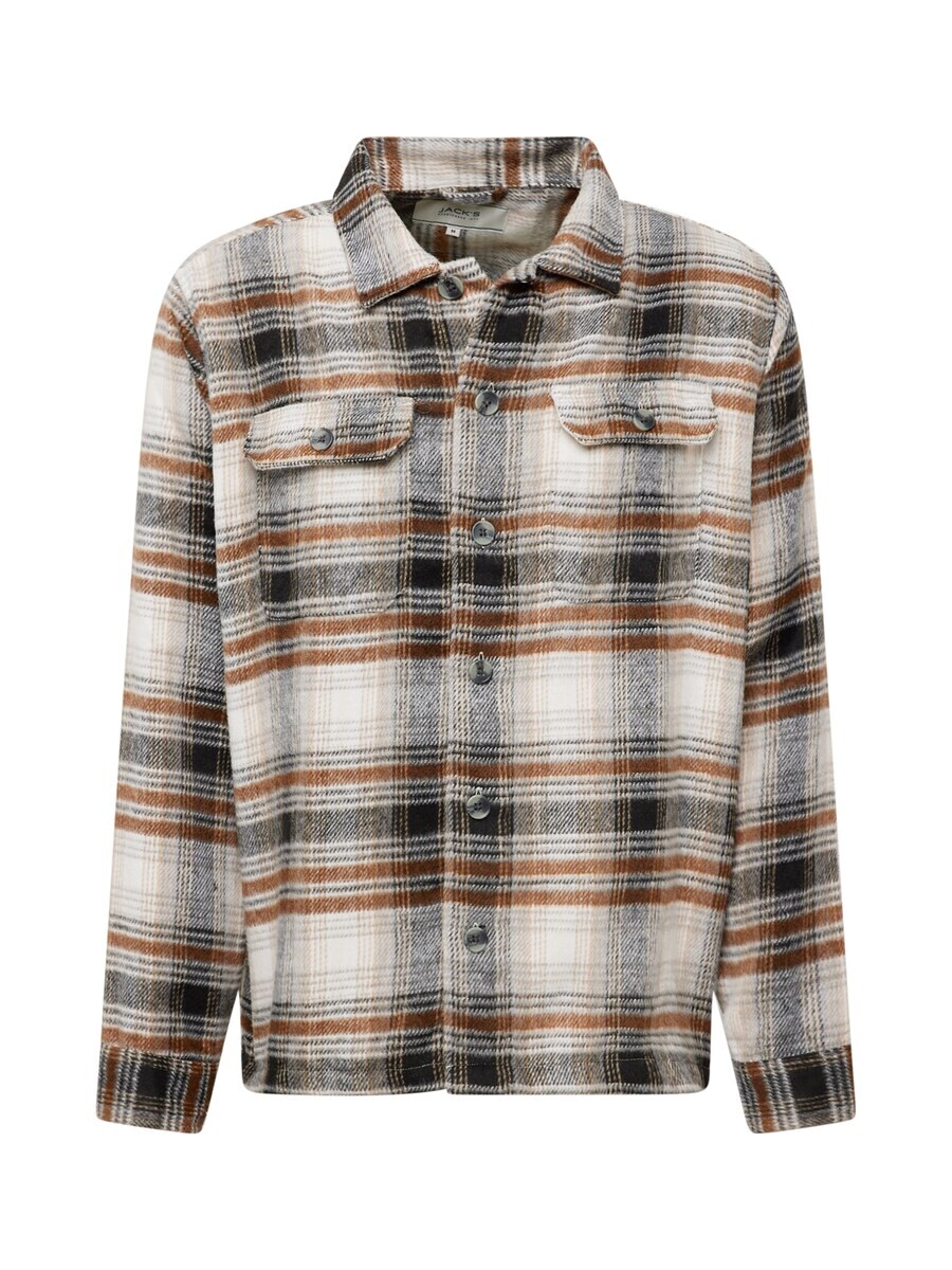 

Рубашка Jacks Comfort fit Button Up, бежевый/светло-бежевый