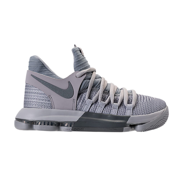Кроссовки Nike Zoom KD 10 GS 'Wolf Grey', серый