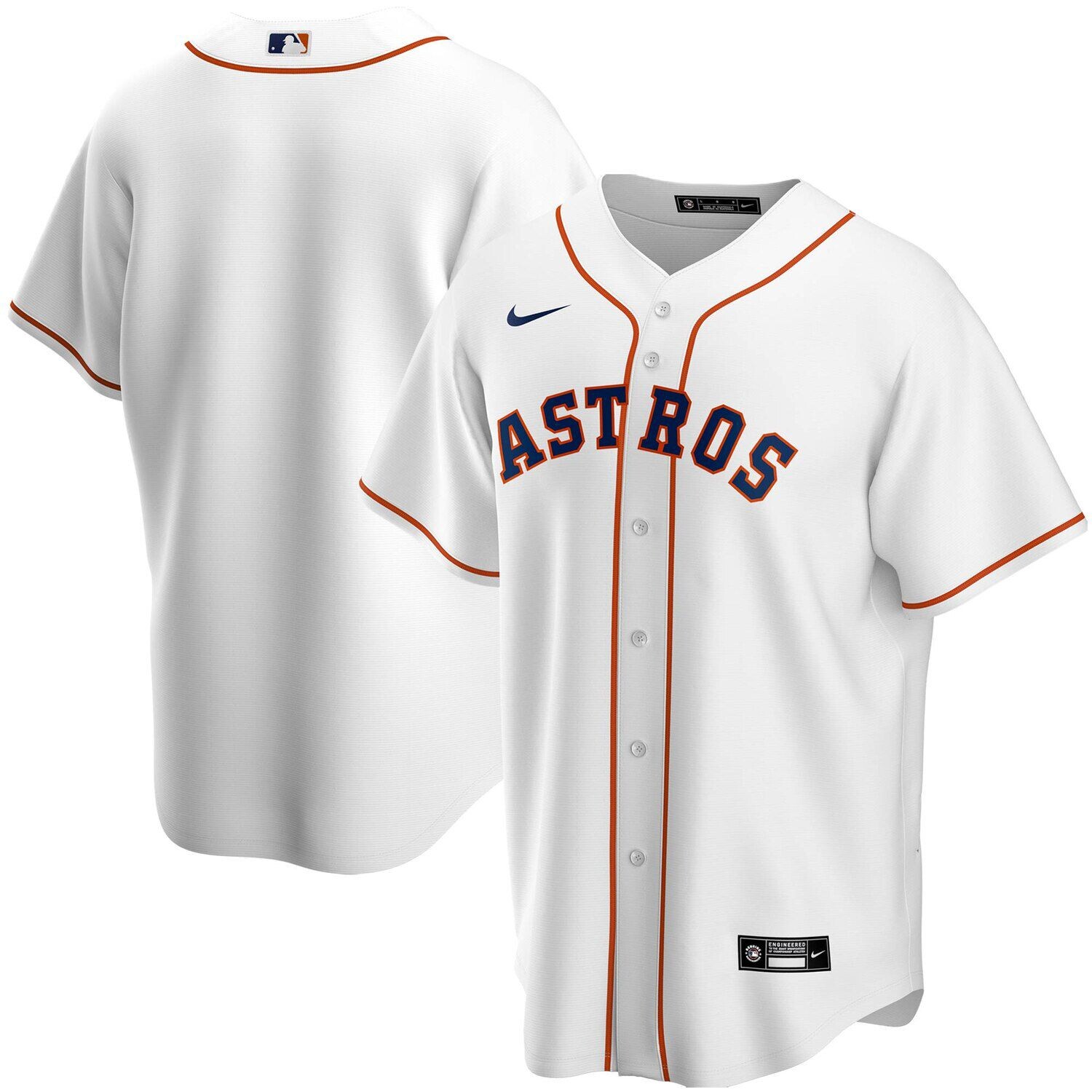 

Мужская белая футболка Houston Astros Home Replica Team Джерси Nike, Белый