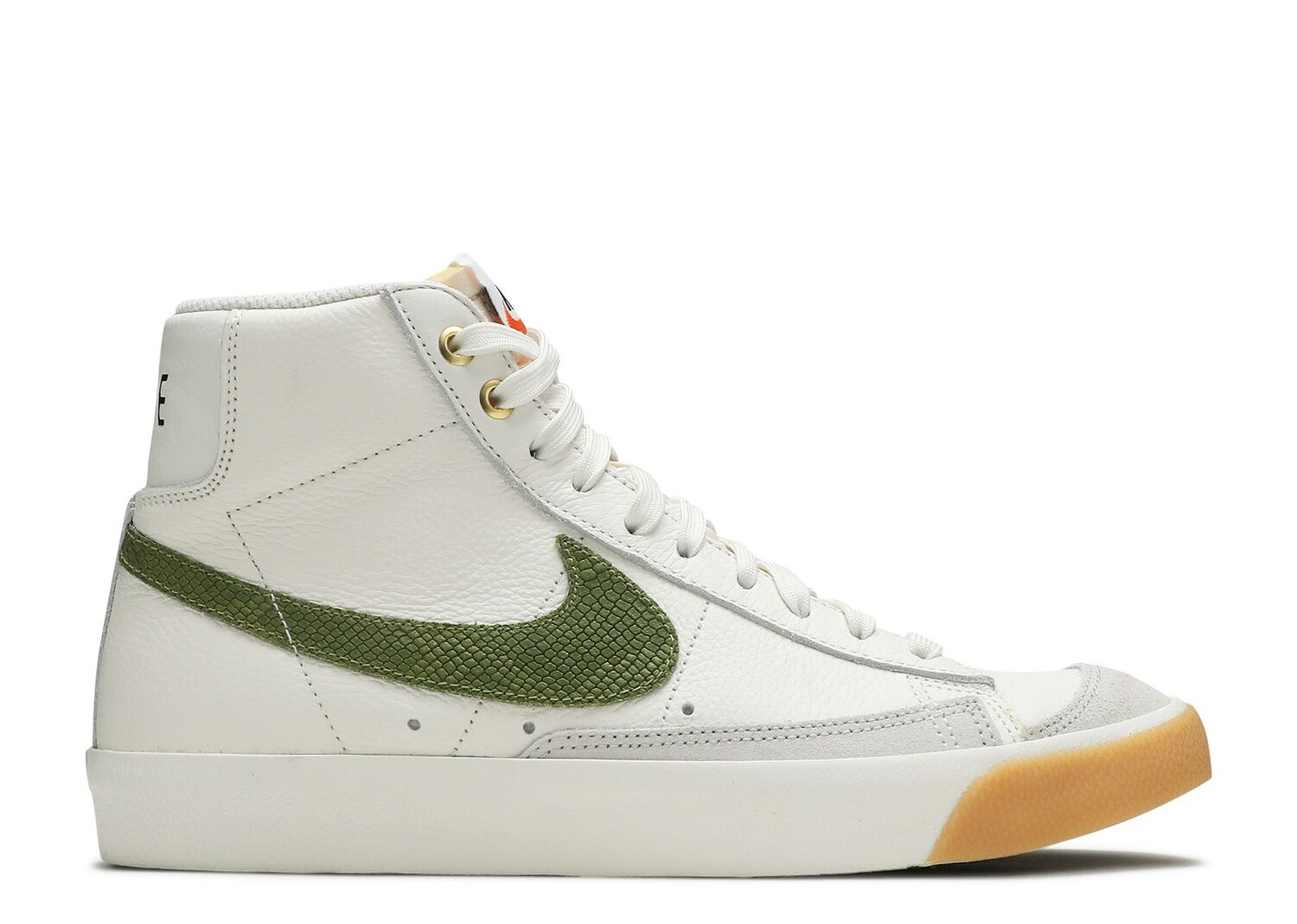 

Кроссовки Nike Blazer Mid '77 Vintage 'Asparagus Snakeskin', белый, Белый;серый