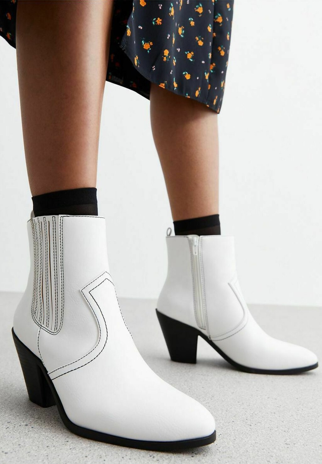 

Ботильоны Country HEEL COWBOY New Look, белый
