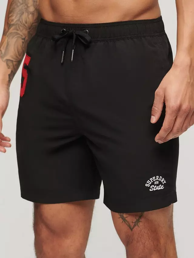 

Шорты для плавания Superdry Recycled Polo 17", черный