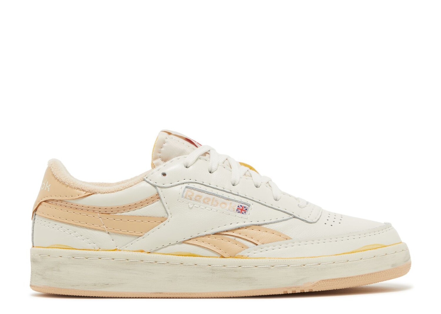 

Кроссовки Reebok Club C 85 Vintage 'Chalk Alabaster', кремовый, Бежевый;серый