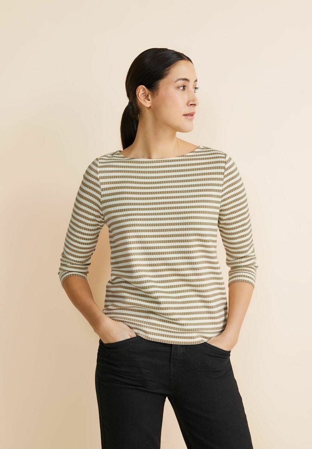 

Рубашка с длинным рукавом Street One, цвет beige
