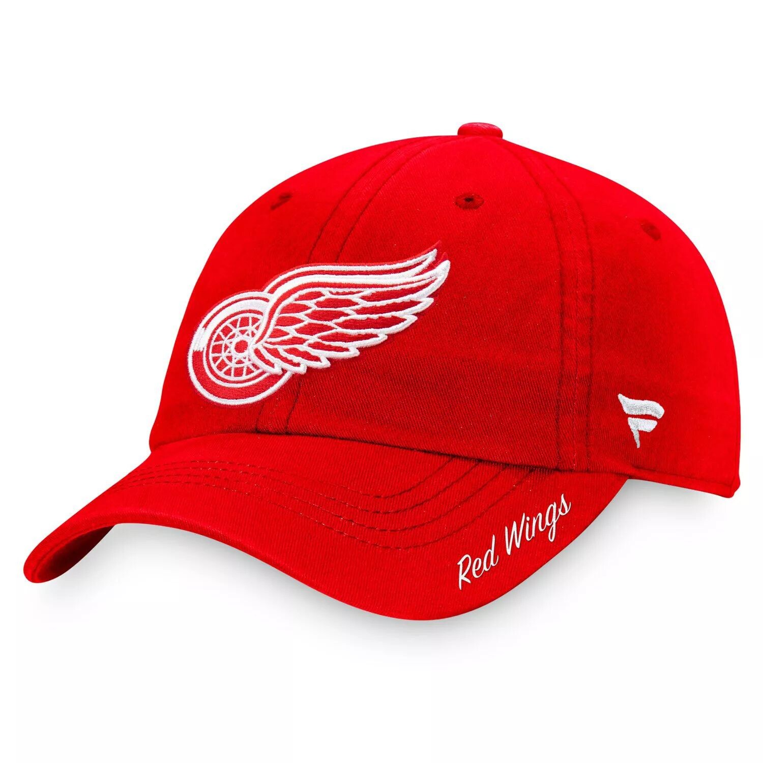 

Женская фирменная красная регулируемая шляпа с логотипом Fanatics Detroit Red Wings Core Fanatics