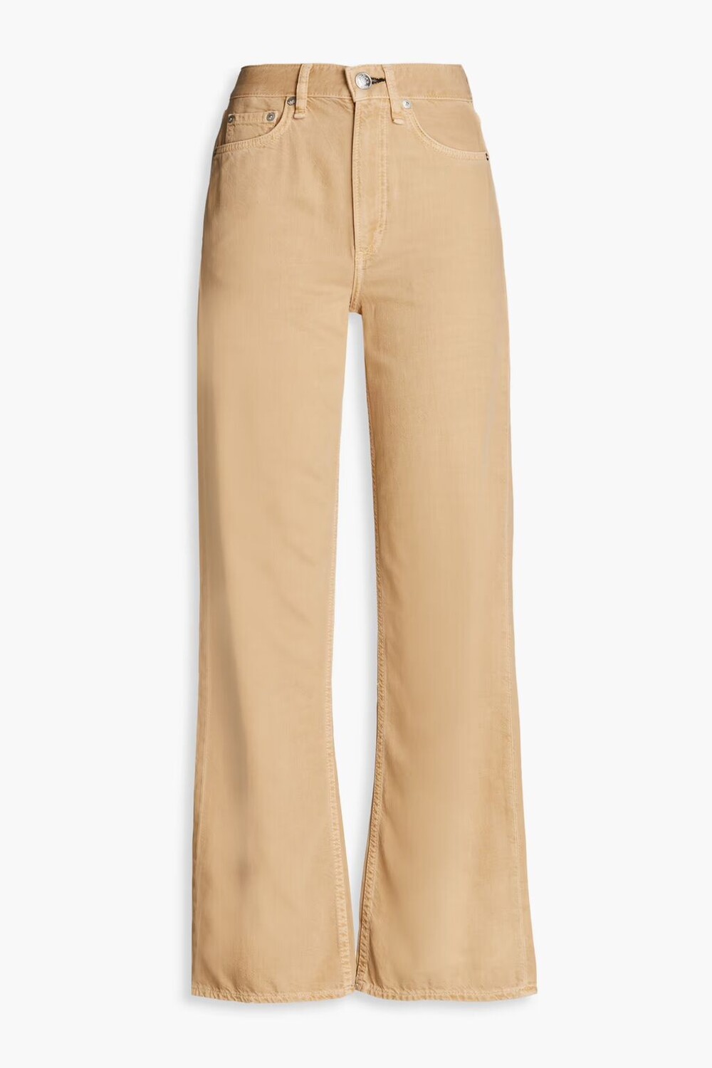 

Джинсы Logan с завышенной талией и широкими штанинами Rag & Bone, бежевый