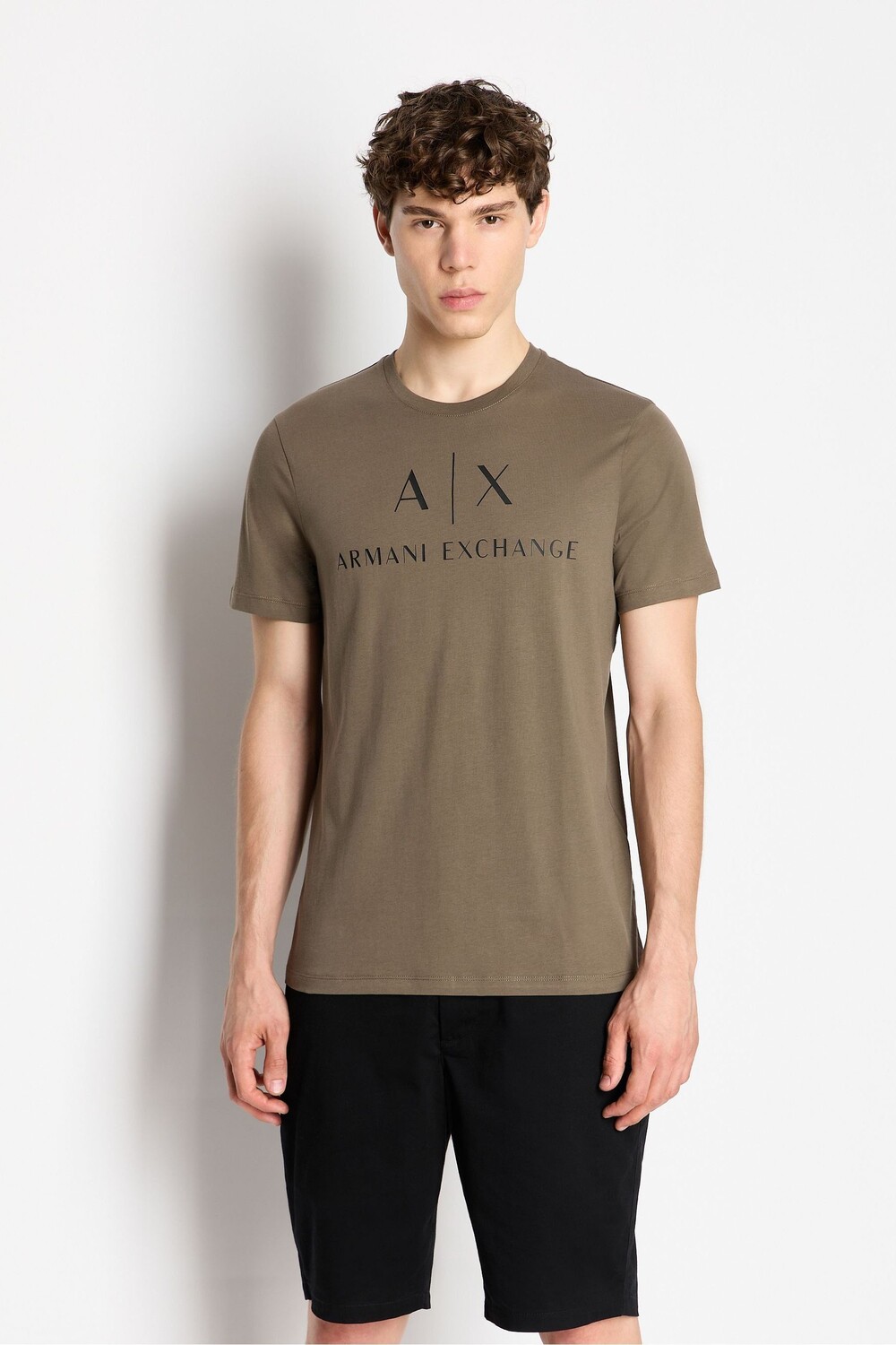 

Футболка с логотипом Armani Exchange, зеленый