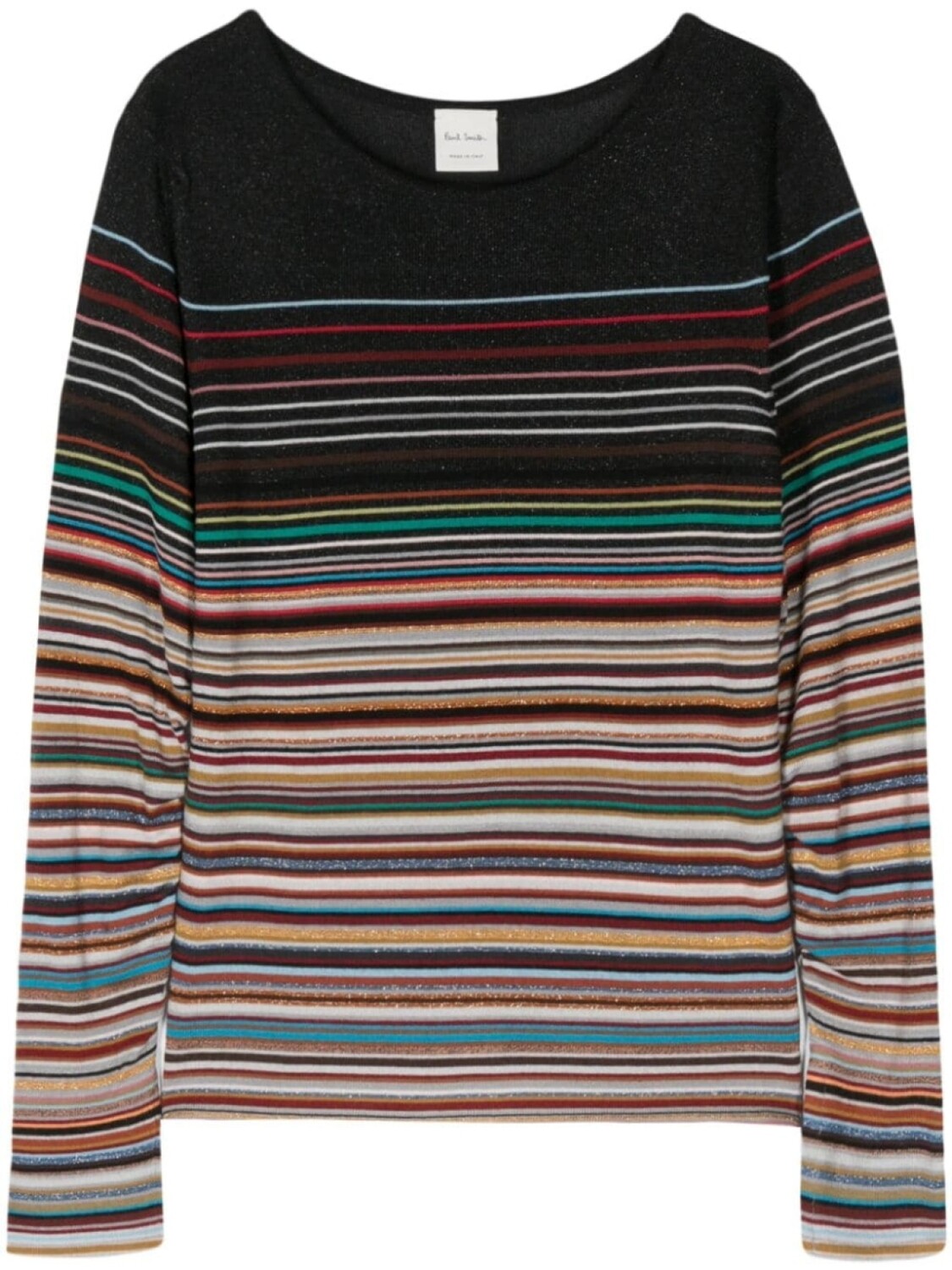 

Paul Smith джемпер с отделкой Signature Stripe, черный