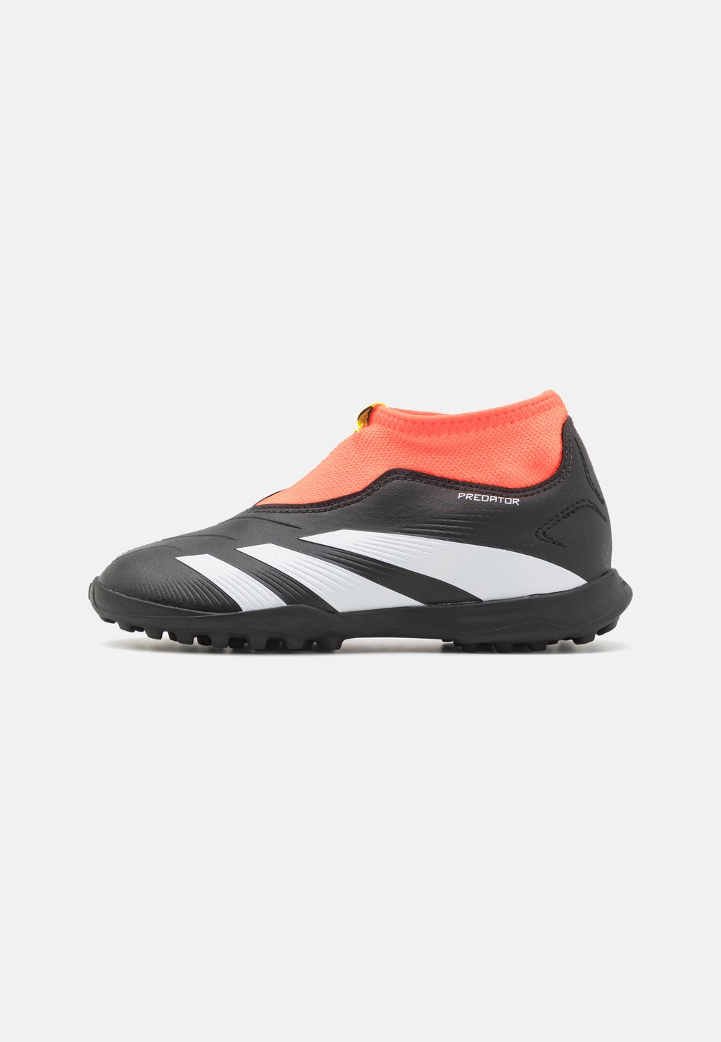 Футбольные бутсы с шипами Predator League Laceless Tf Unisex Adidas, цвет core black/footwear white/solar red