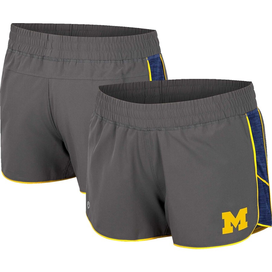 

Шорты Colosseum Michigan Wolverines, серый