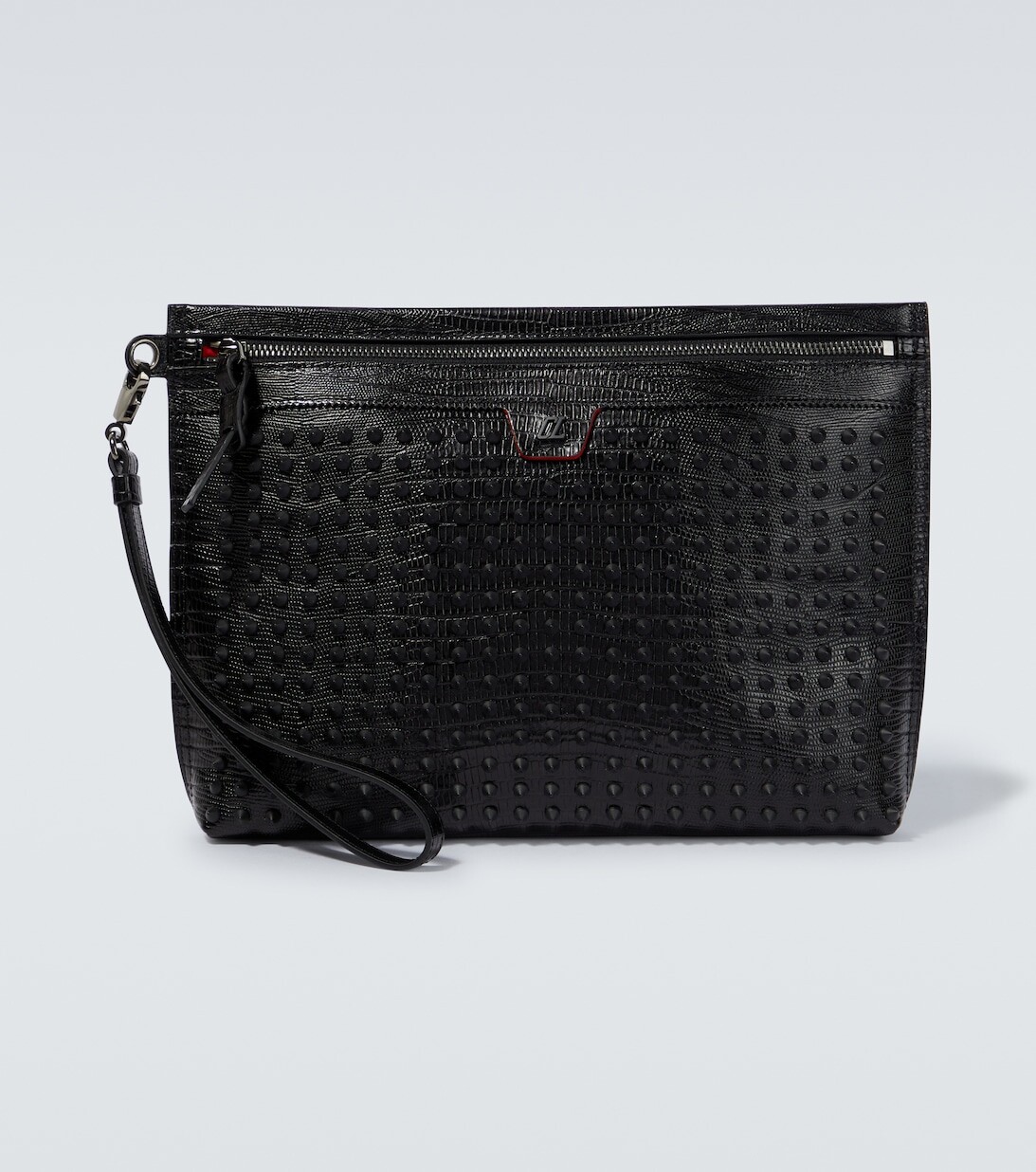 

Кожаный клатч Citypouch с заклепками Christian Louboutin, черный