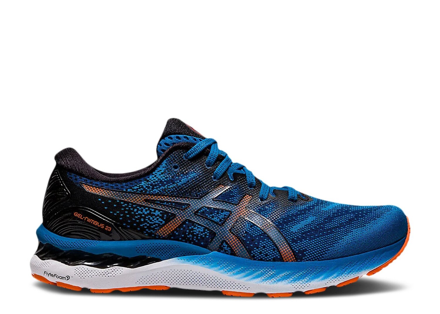 Кроссовки ASICS Gel Nimbus 23 'Reborn Blue', синий кроссовки wmns gel nimbus 25 black reborn blue asics черный