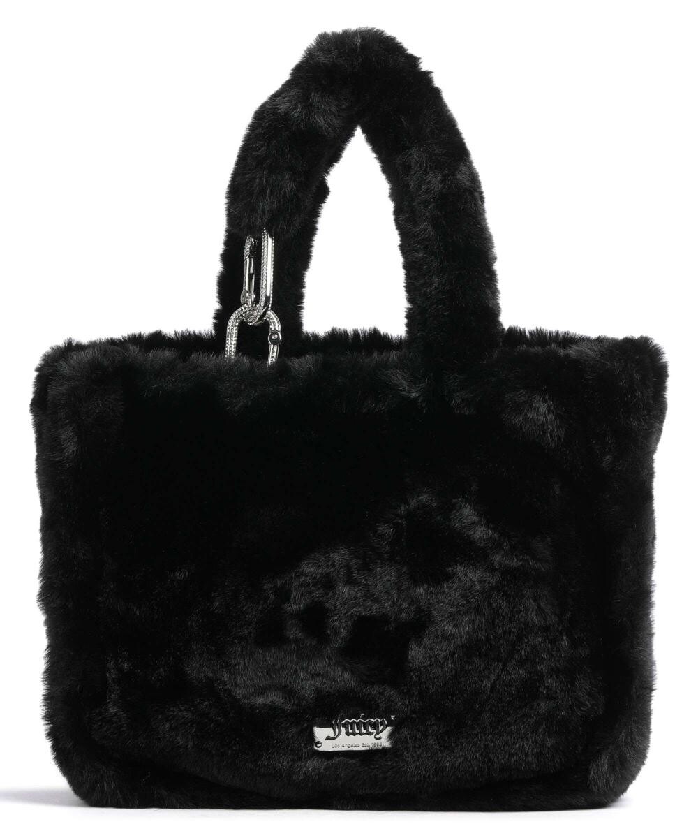 

Шоппер Berry из искусственного меха Juicy Couture, черный