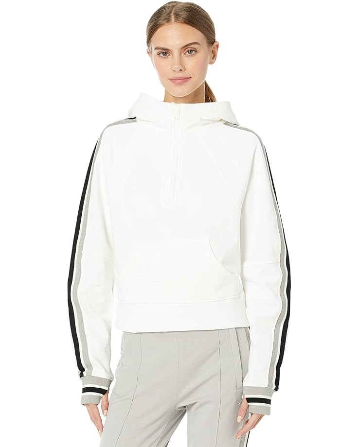 

Худи Blanc Noir Porto 1/2 Zip, цвет Cloud Dancer Combo