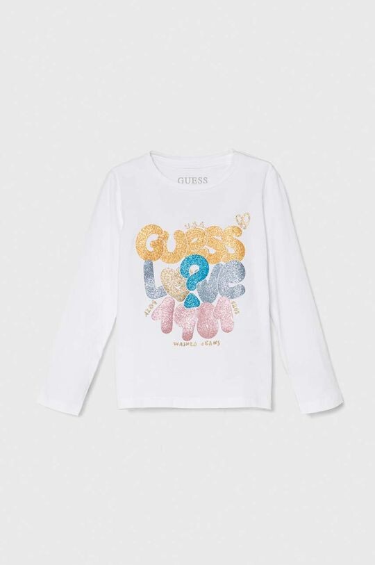 

Детская футболка с длинными рукавами Guess, белый