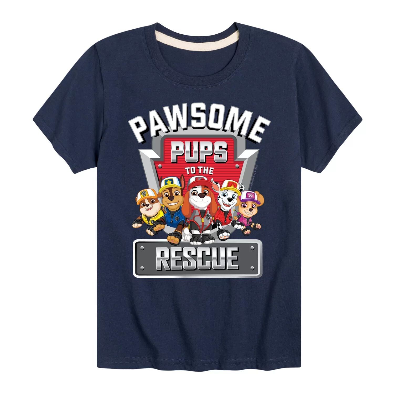 

Футболка с рисунком «Pawsome Pups» для мальчиков 8–20 лет Paw Patrol Licensed Character, синий