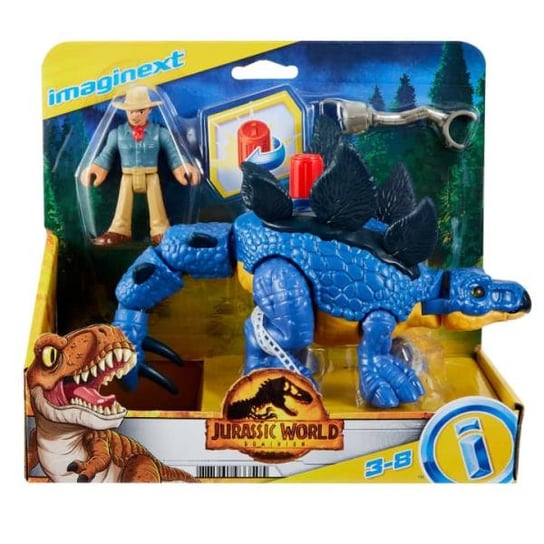 Fisher-Price Jurassic World Imaginext Стегозавр Mattel цена и фото
