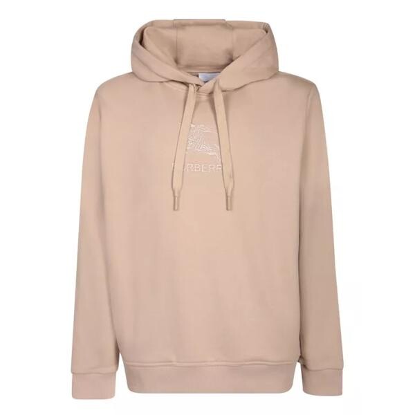 

Футболка beige hoodie with embroidered equestrian knight lo neutrals Burberry, бежевый