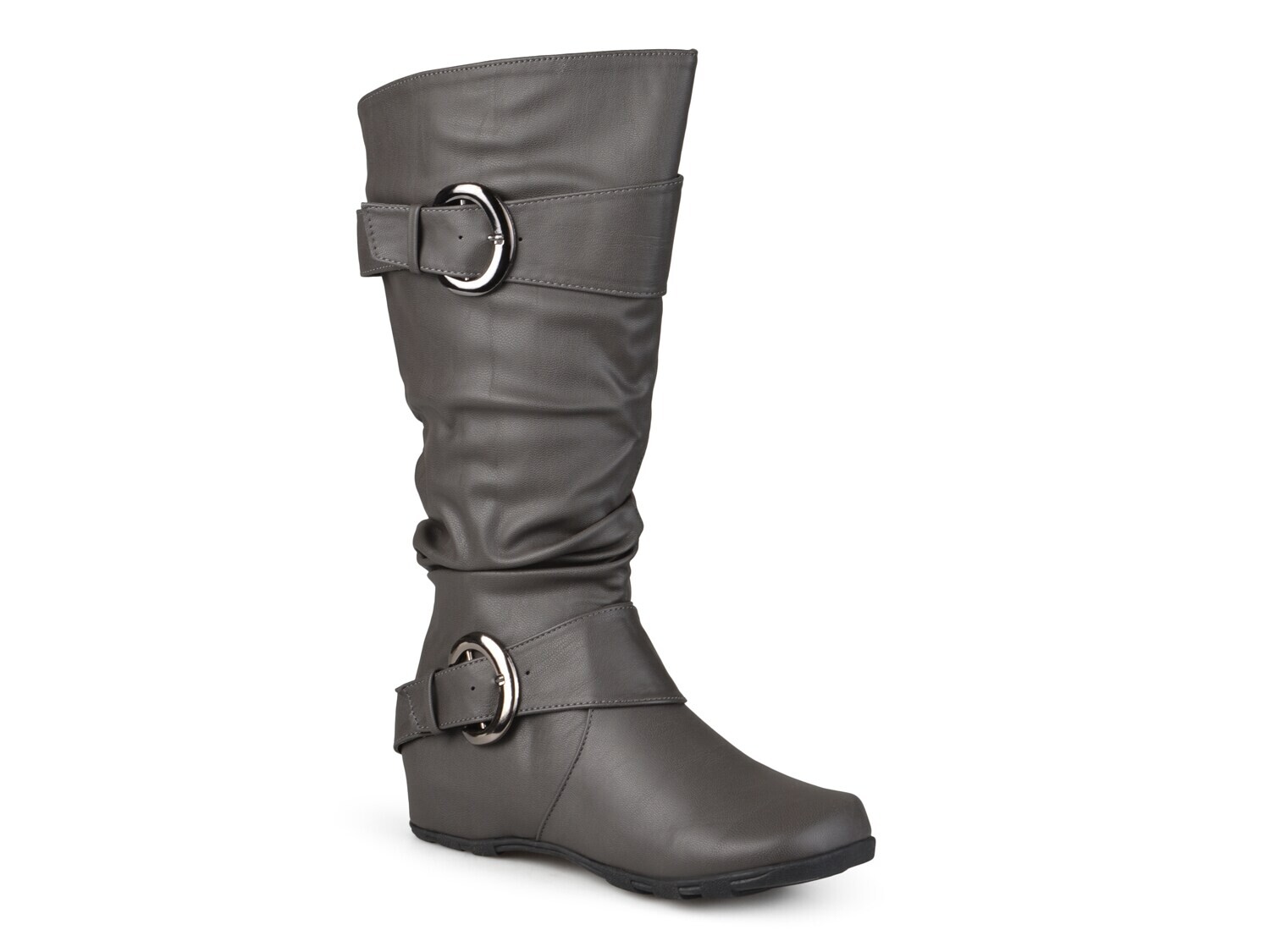 

Ботинки широкие Journee Collection Paris до икры, серый